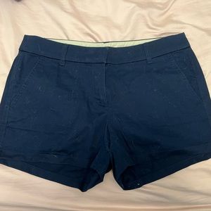 JCrew navy 5 inch shorts